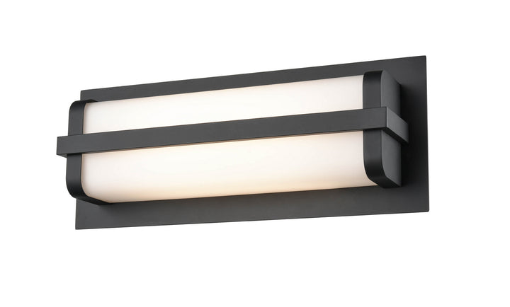 Millennium Lighting 8091-PBK Amster Led Outdoor Wall Mount Outdoor Black