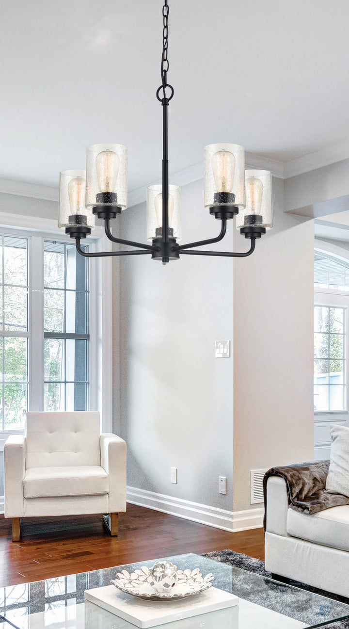 Millennium Moven 9605-MB Chandelier Light - Matte Black