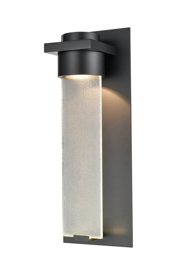Millennium Lighting 8081-PBK Amster Led Outdoor Wall Mount Outdoor Black