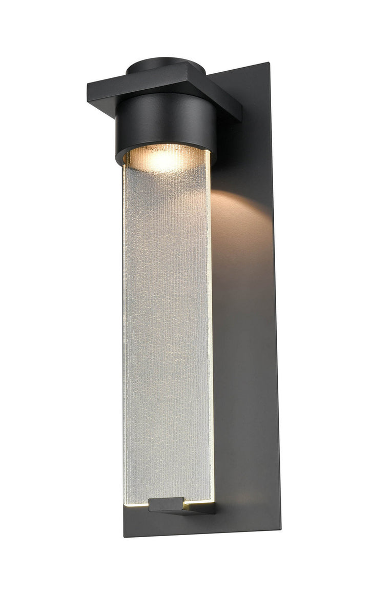 Millennium Lighting 8081-PBK Amster Led Outdoor Wall Mount Outdoor Black