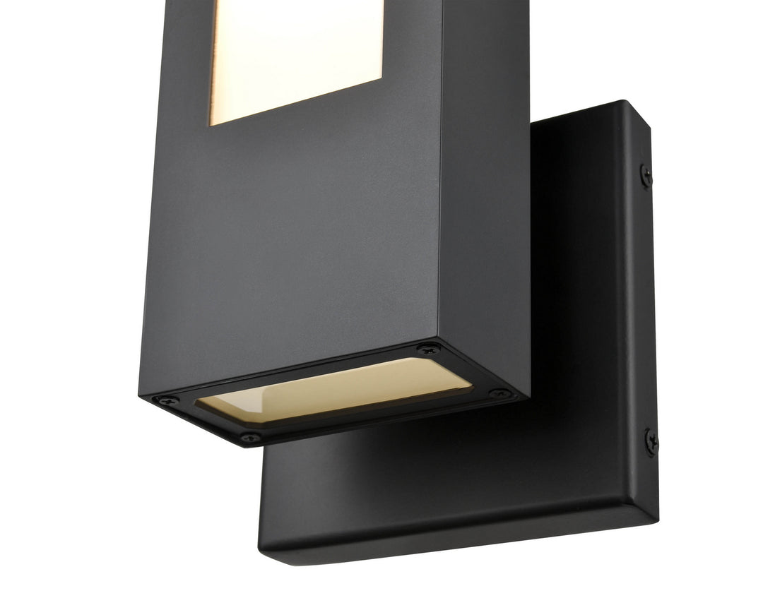 Millennium Lighting 8071-PBK Amster Led Outdoor Wall Mount Outdoor Black