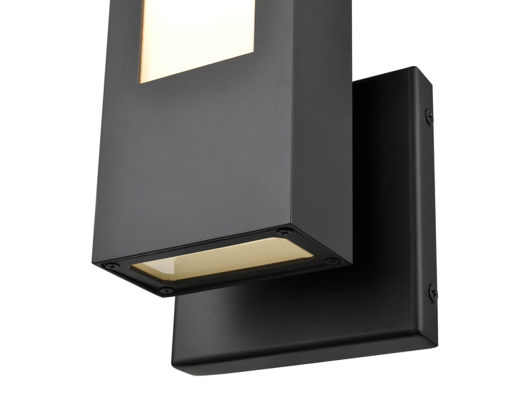 Millennium Lighting 8071-PBK Amster Led Outdoor Wall Mount Outdoor Black
