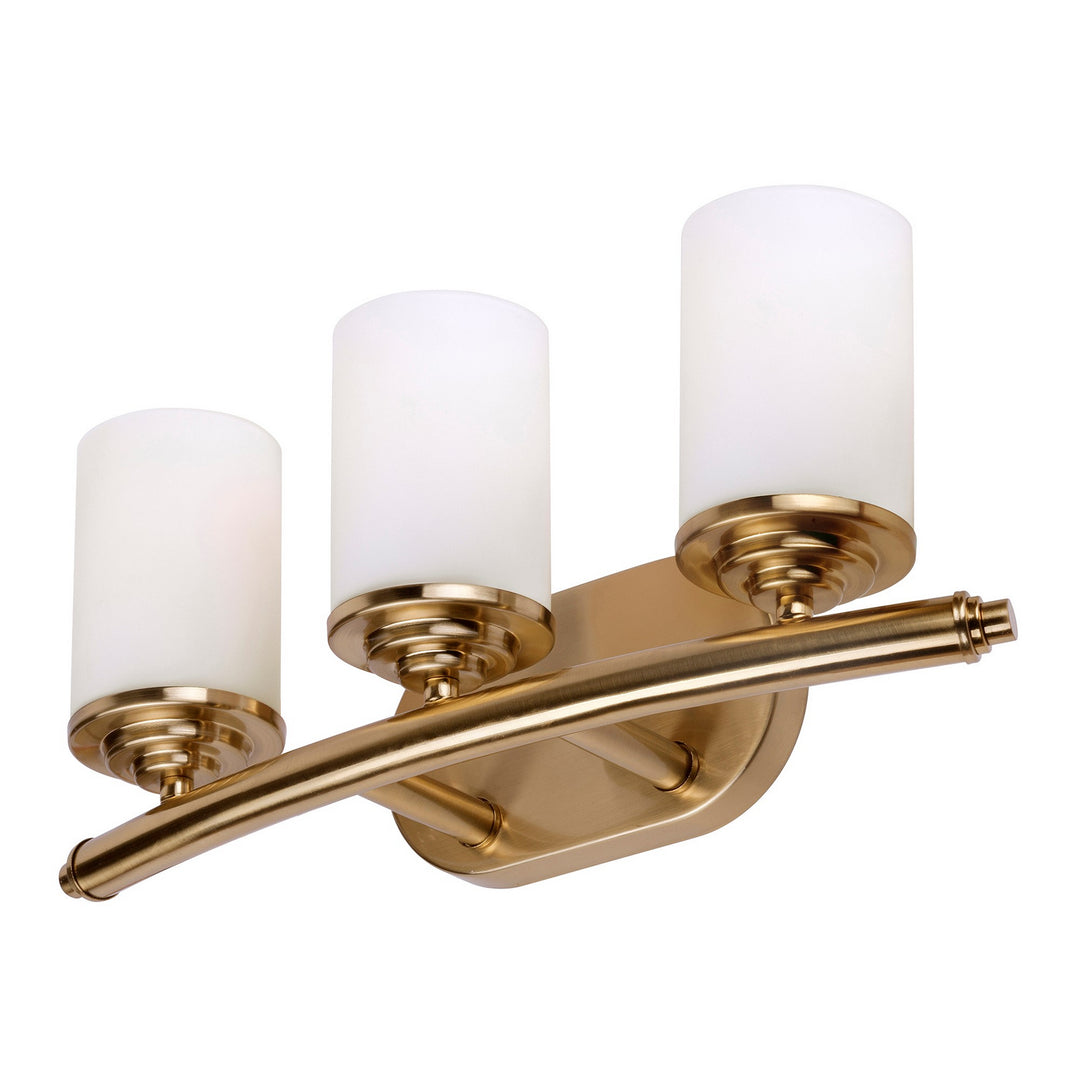 Forte Ames 5105-03-12 Bath Vanity Light 18 in. wide - Soft Gold