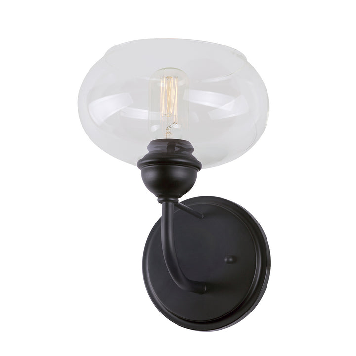 Forte Cameron 5732-01-04 Wall Light - Black