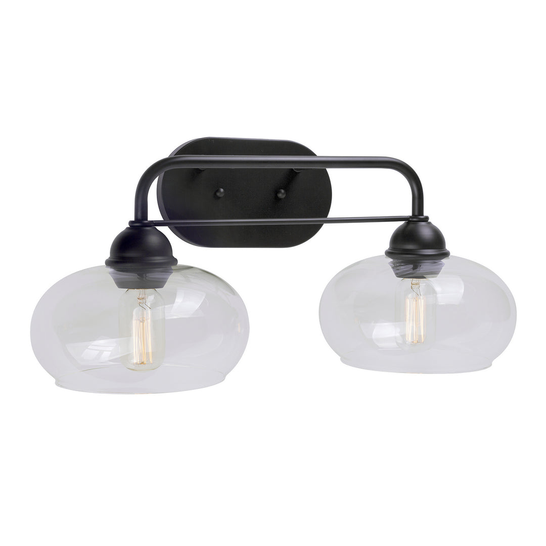 Forte Cameron 5732-02-04 Bath Vanity Light 21 in. wide - Black