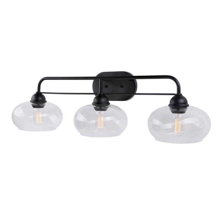 Forte Cameron 5732-03-04 Bath Vanity Light 33 in. wide - Black