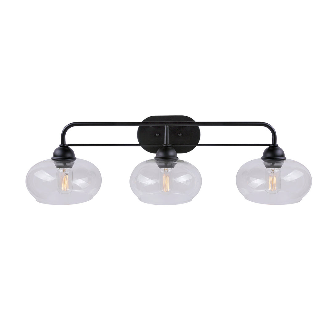 Forte Cameron 5732-03-04 Bath Vanity Light 33 in. wide - Black