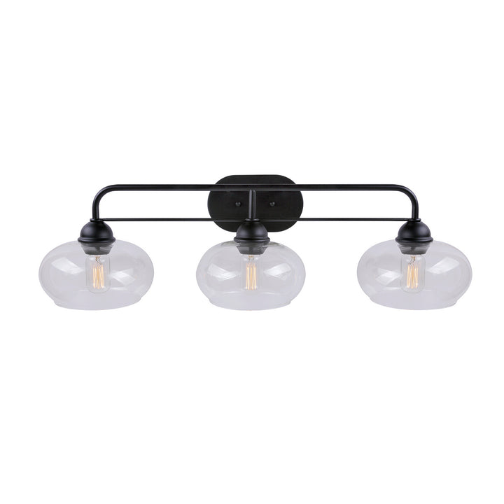 Forte Cameron 5732-03-04 Bath Vanity Light 33 in. wide - Black