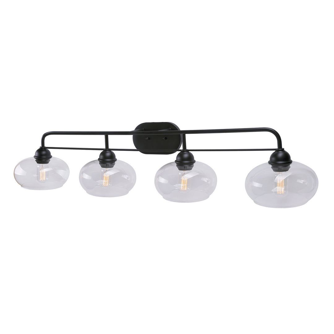 Forte Cameron 5732-04-04 Bath Vanity Light 45 in. wide - Black