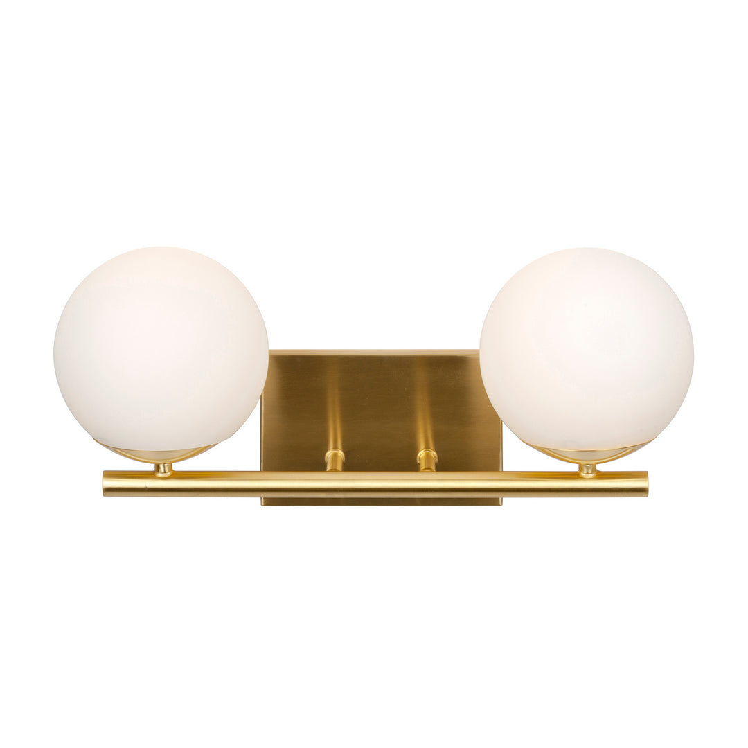 Forte Farrell 5745-02-12 Bath Vanity Light 18 in. wide - Soft Gold