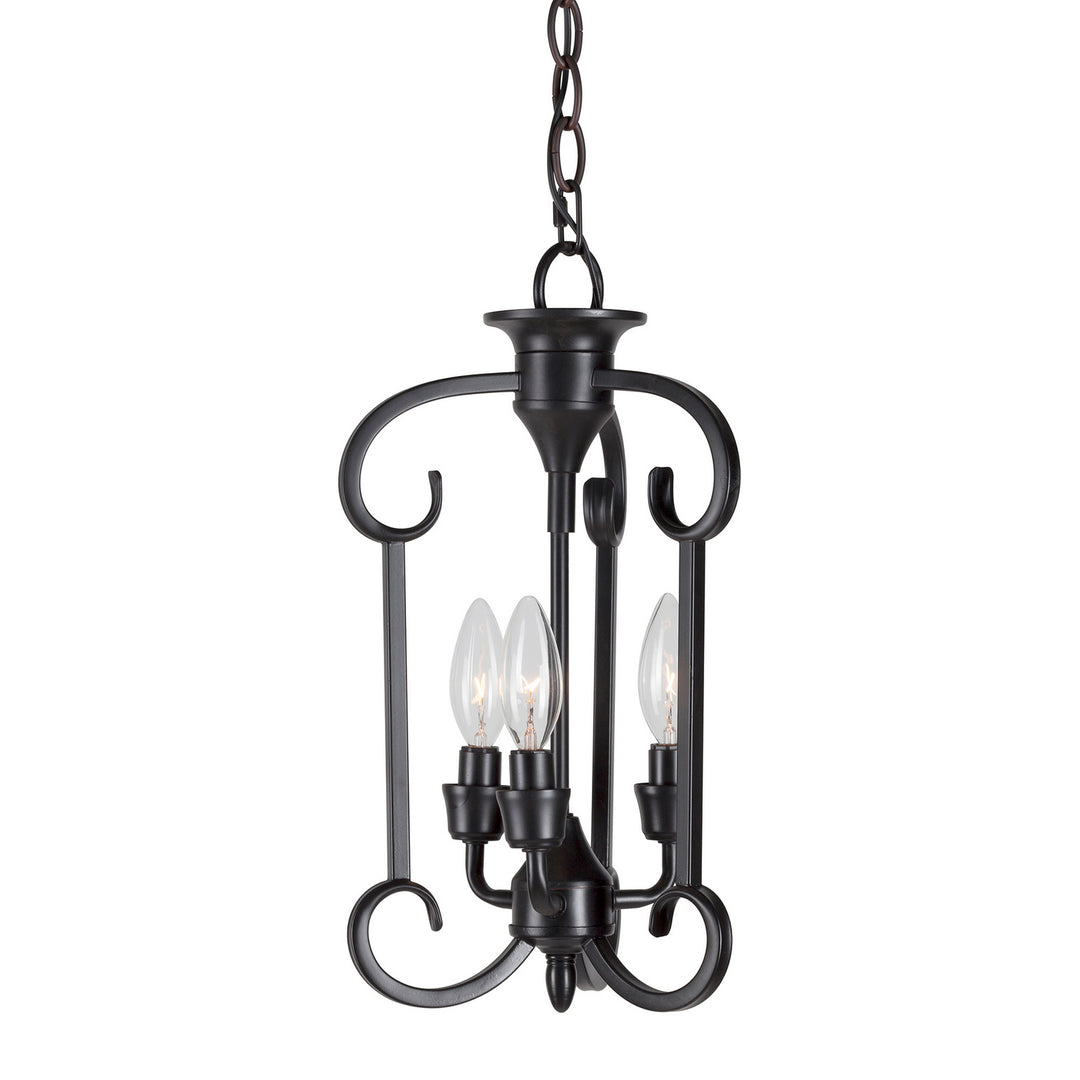 Forte Ione 7000-03-04 Pendant Light - Black