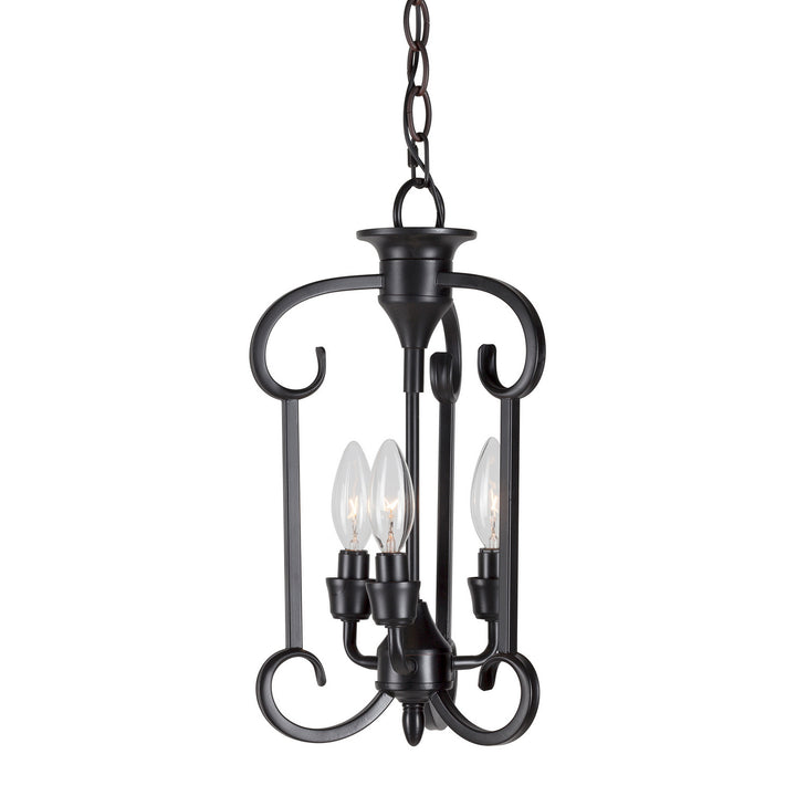 Forte Ione 7000-03-04 Pendant Light - Black