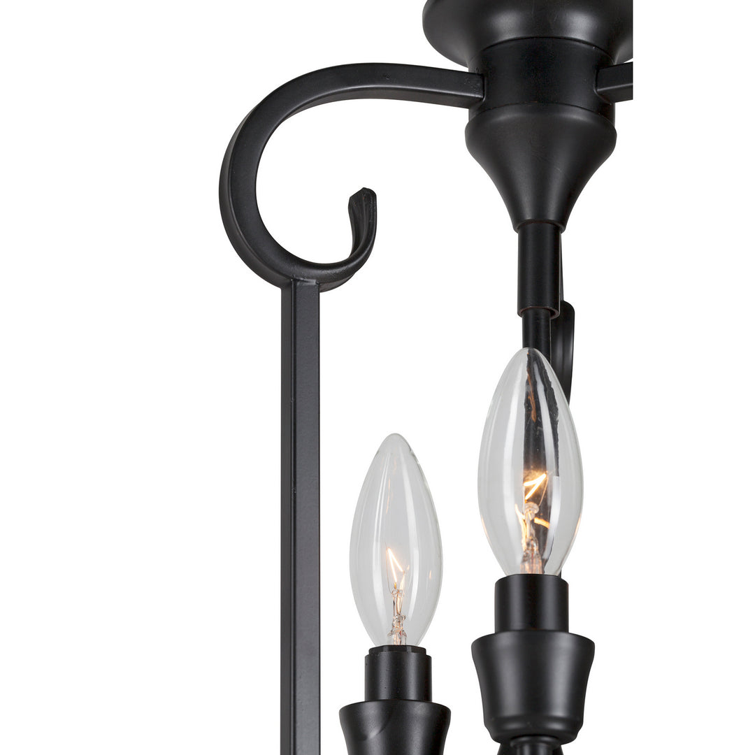 Forte Ione 7000-03-04 Pendant Light - Black