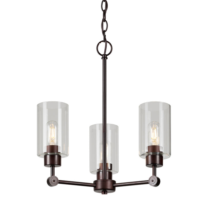 Forte Jayden 2614-03-32 Chandelier Light - Antique Bronze