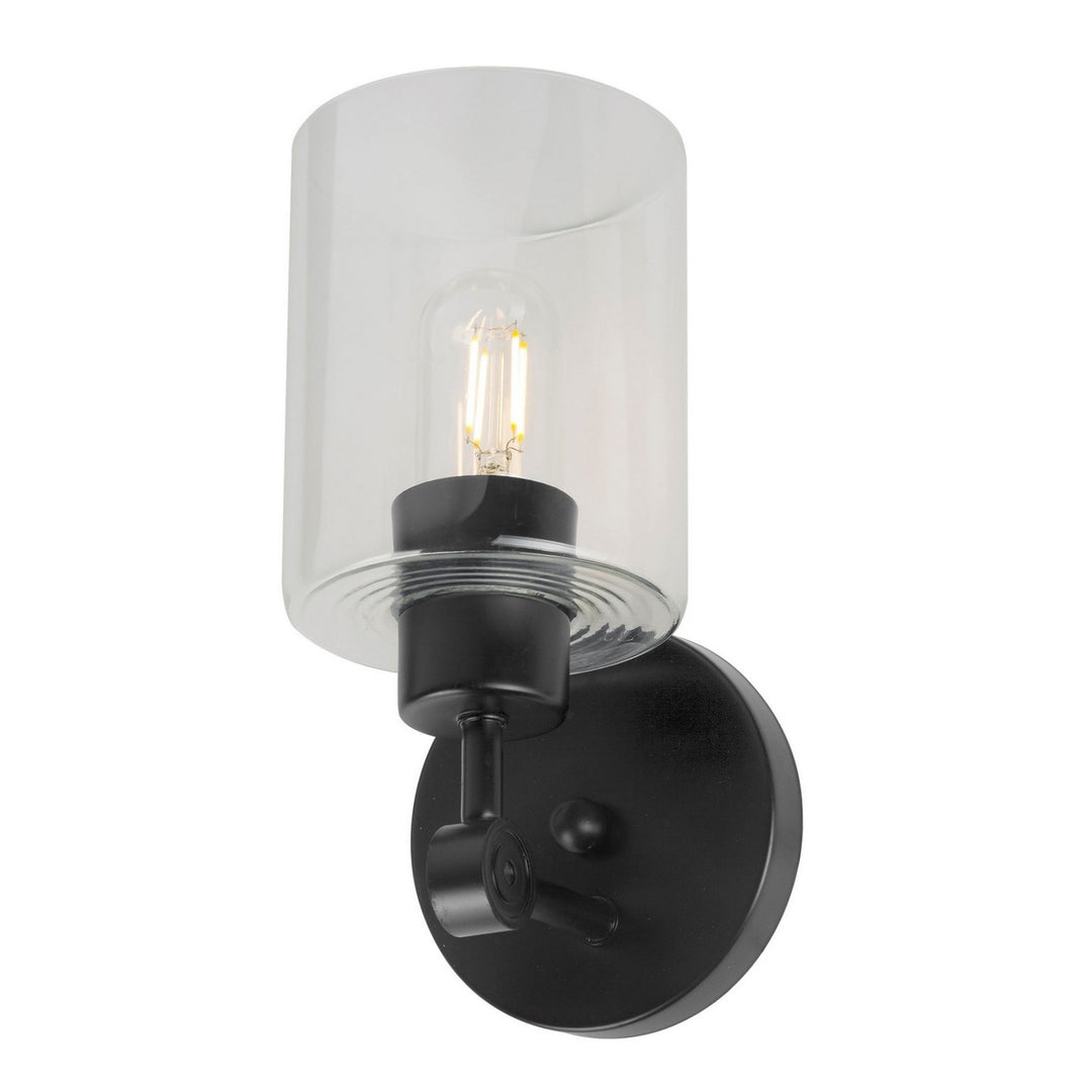Forte Jayden 5614-01-04 Wall Light - Black