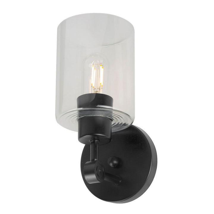 Forte Jayden 5614-01-04 Wall Light - Black