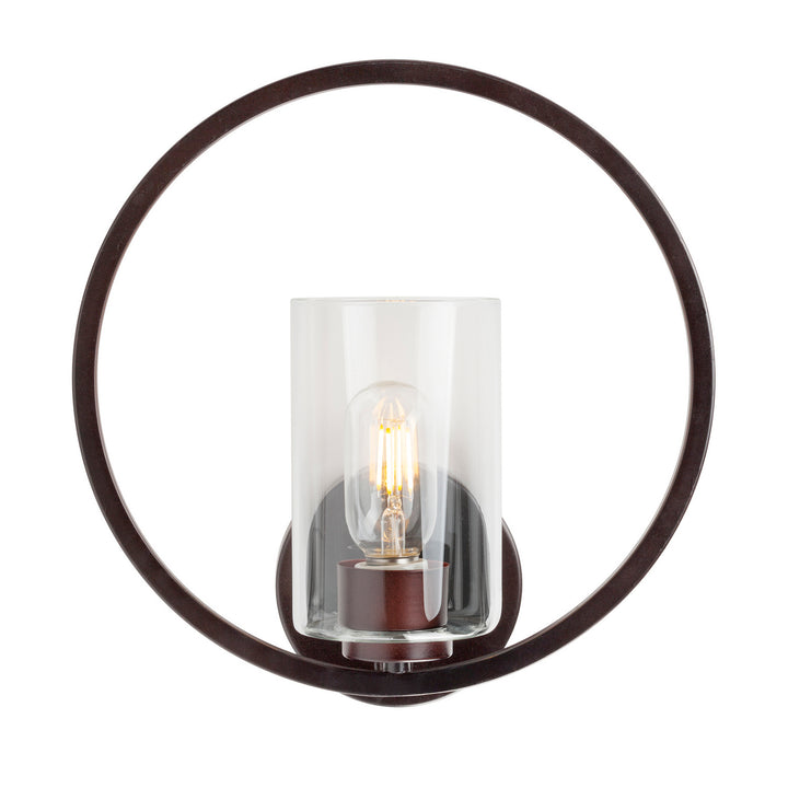 Forte Orbit 2720-01-32 Wall Light - Antique Bronze