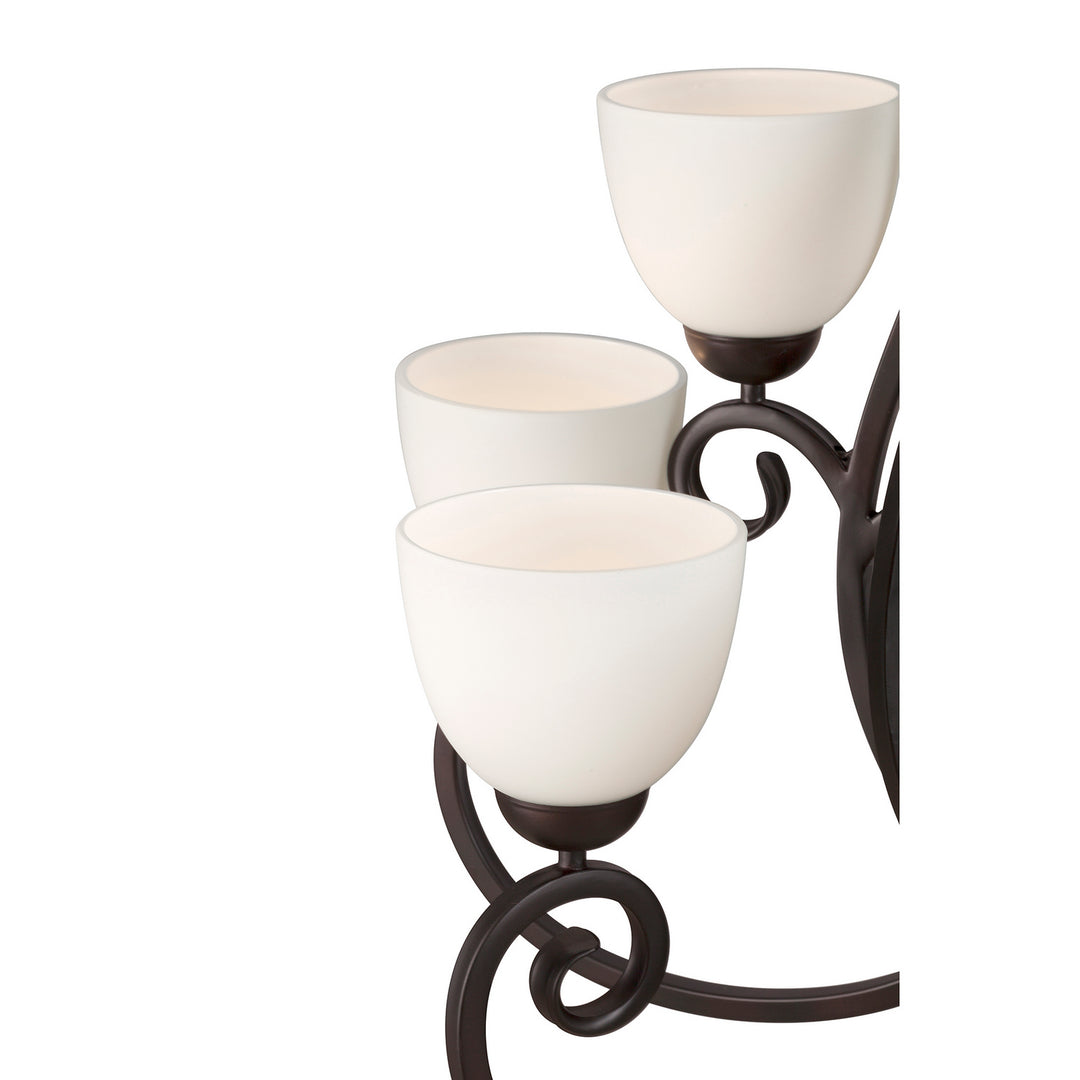 Forte Sutter 2250-09-32 Chandelier Light - Antique Bronze