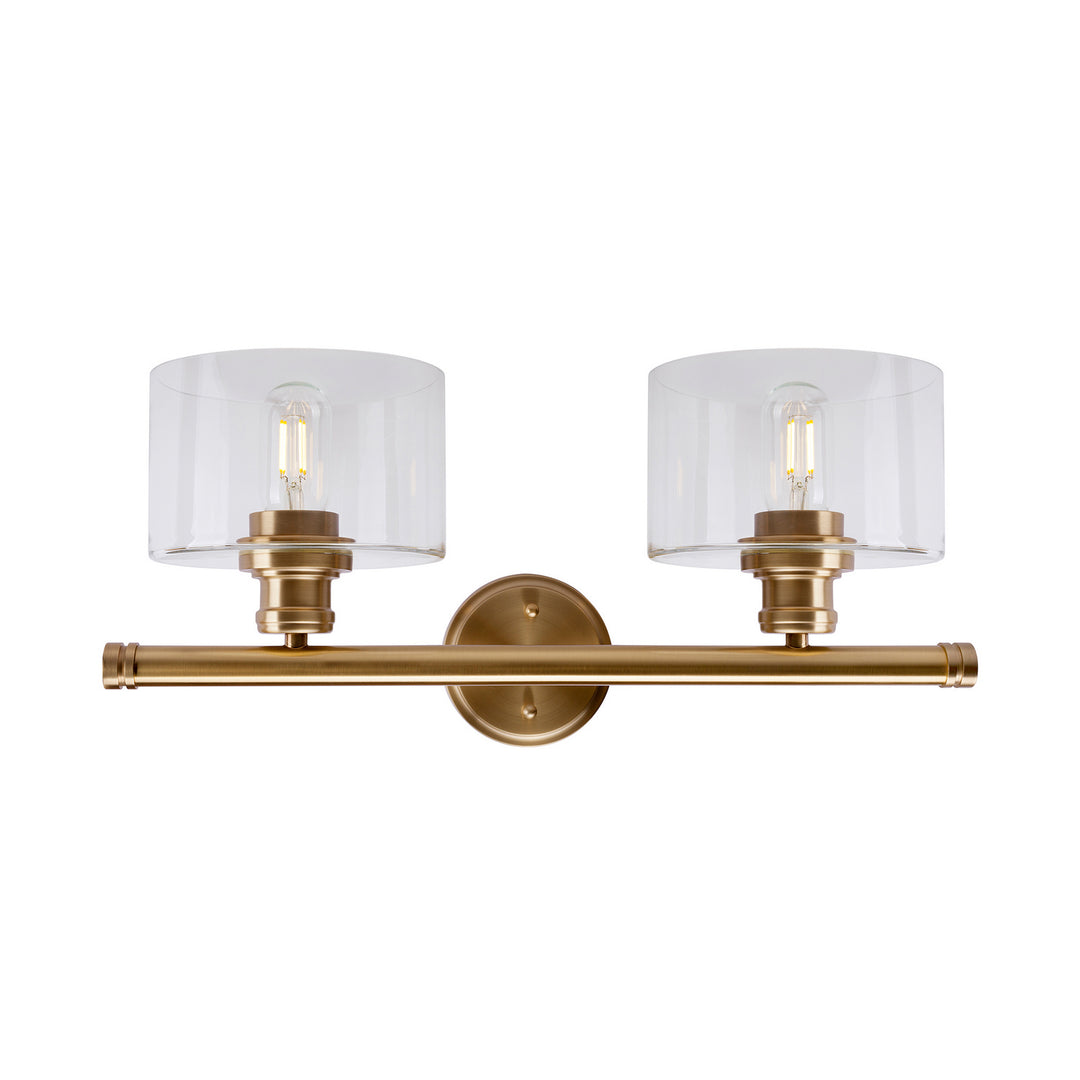 Forte Zane 5748-02-12 Bath Vanity Light 21 in. wide - Soft Gold