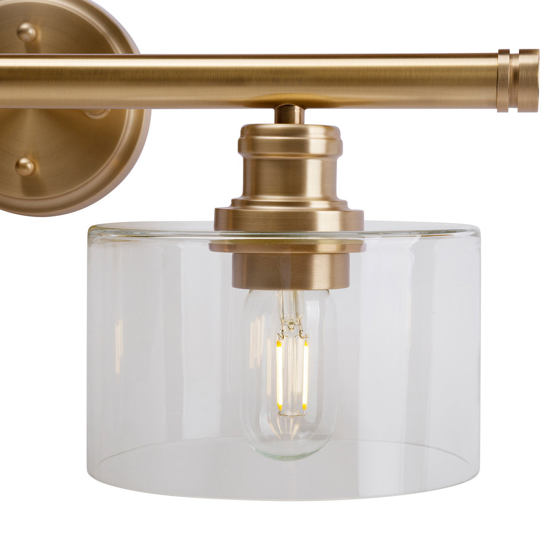 Forte Zane 5748-02-12 Bath Vanity Light 21 in. wide - Soft Gold
