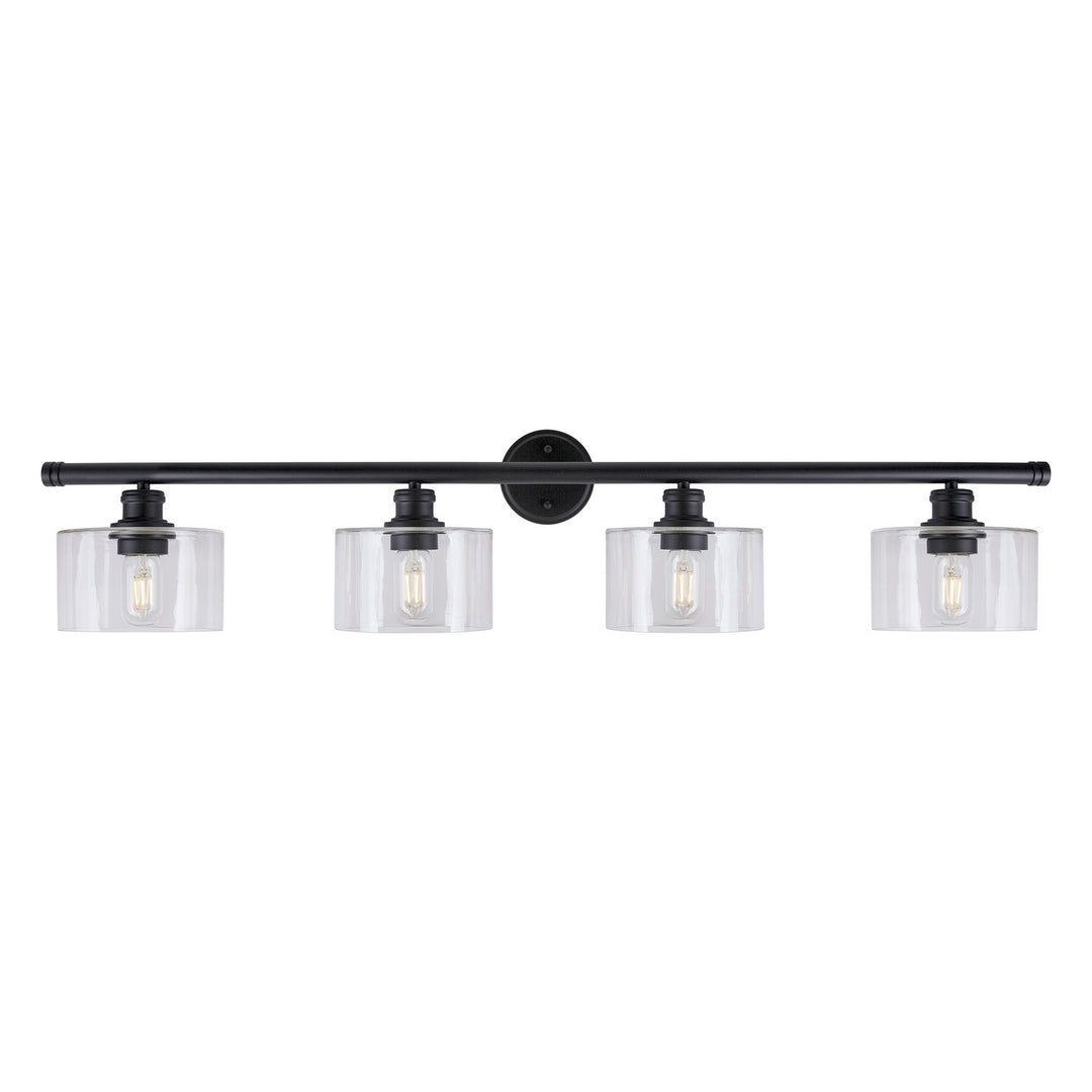 Forte Zane 5748-04-04 Bath Vanity Light 45 in. wide - Black