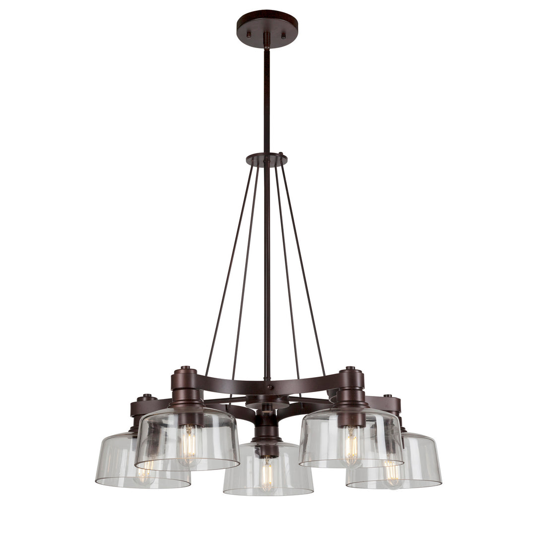 Forte Acopa 2735-05-32 Chandelier Light - Antique Bronze