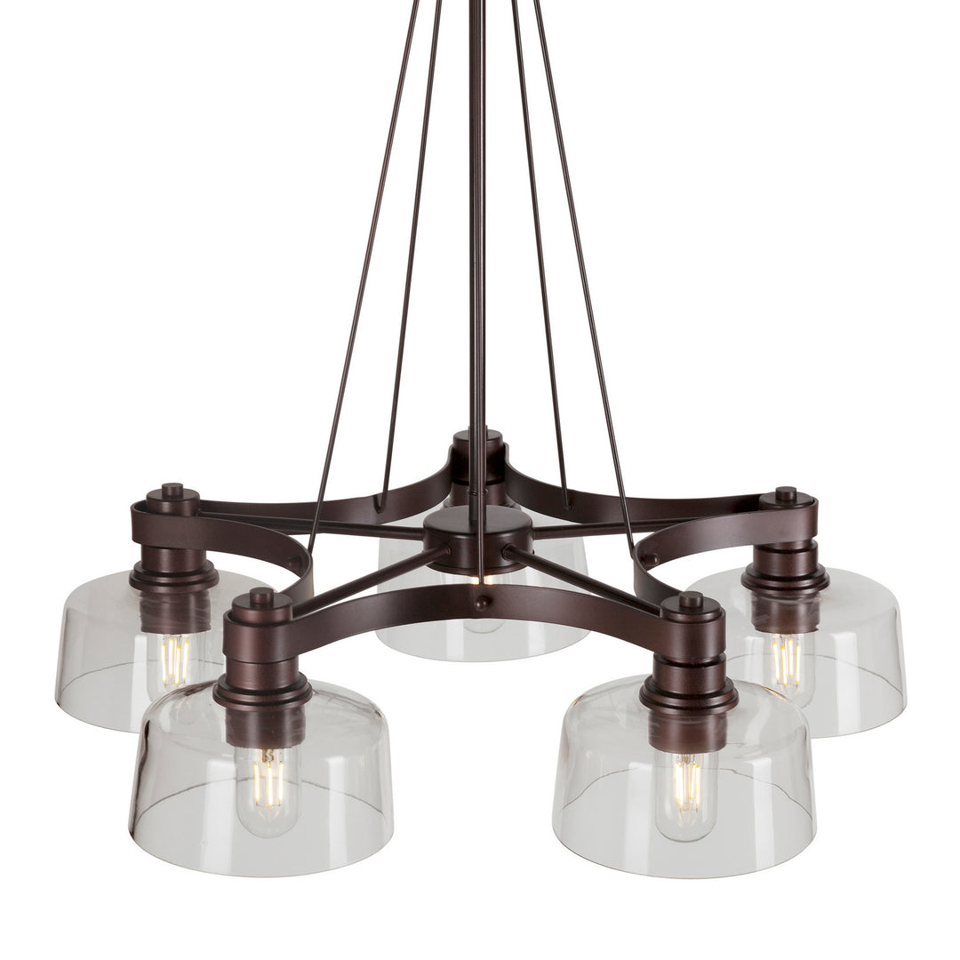 Forte Acopa 2735-05-32 Chandelier Light - Antique Bronze