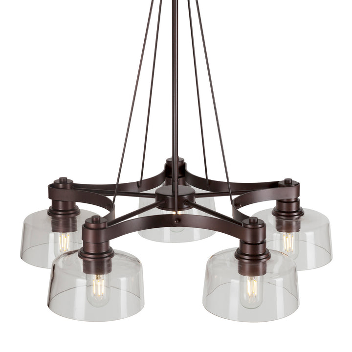 Forte Acopa 2735-05-32 Chandelier Light - Antique Bronze