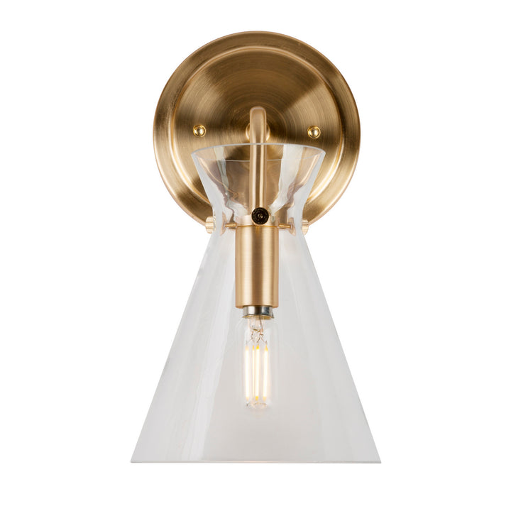 Forte Beaker 5733-01-12 Wall Light - Soft Gold