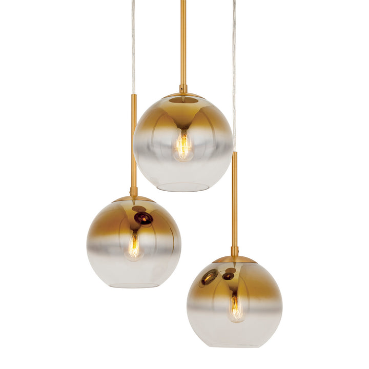 Forte Callisto 2757-03-12 Pendant Light - Soft Gold