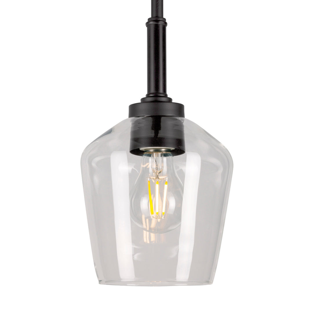 Forte Chalice 2743-01-04 Pendant Light - Black