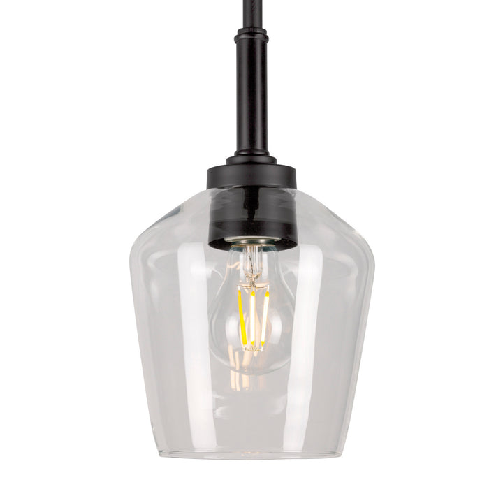 Forte Chalice 2743-01-04 Pendant Light - Black