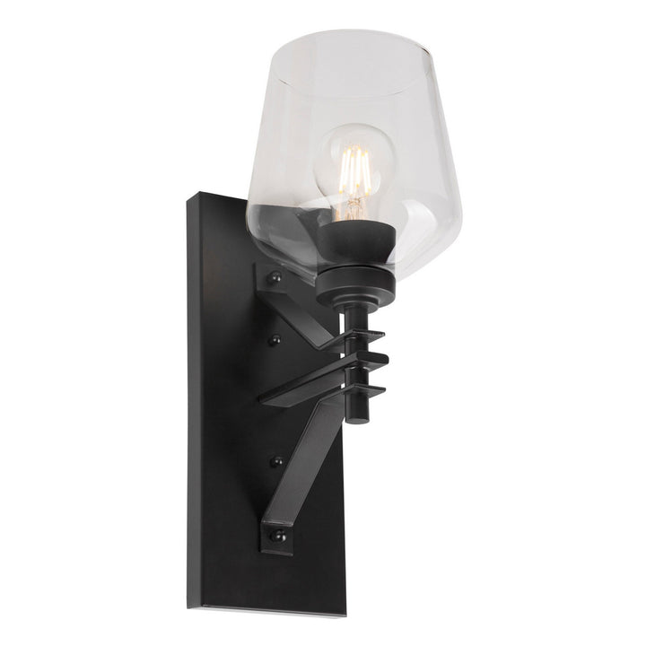 Forte Chalice 5743-01-04 Wall Light - Black