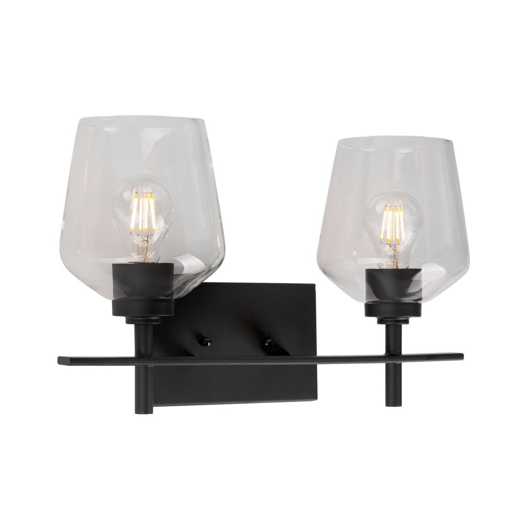 Forte Chalice 5743-02-04 Bath Vanity Light 17 in. wide - Black