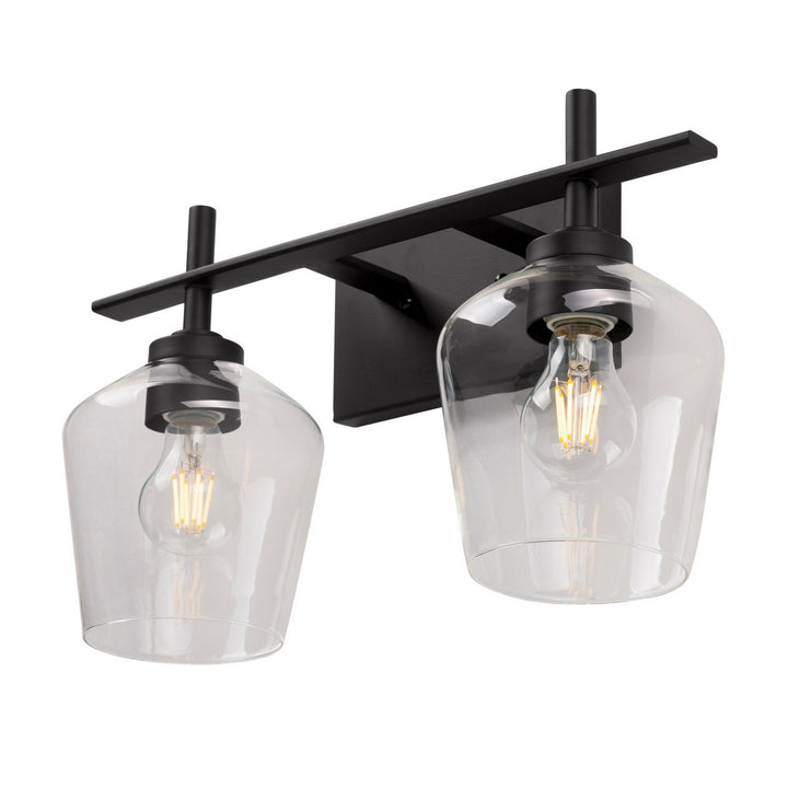 Forte Chalice 5743-02-04 Bath Vanity Light 17 in. wide - Black