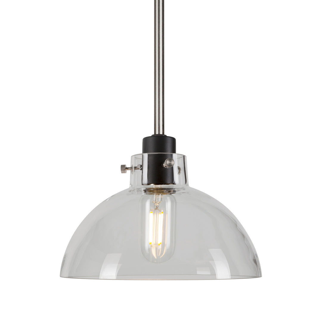 Forte Della 2734-01-40 Pendant Light - Black and Brushed Nickel