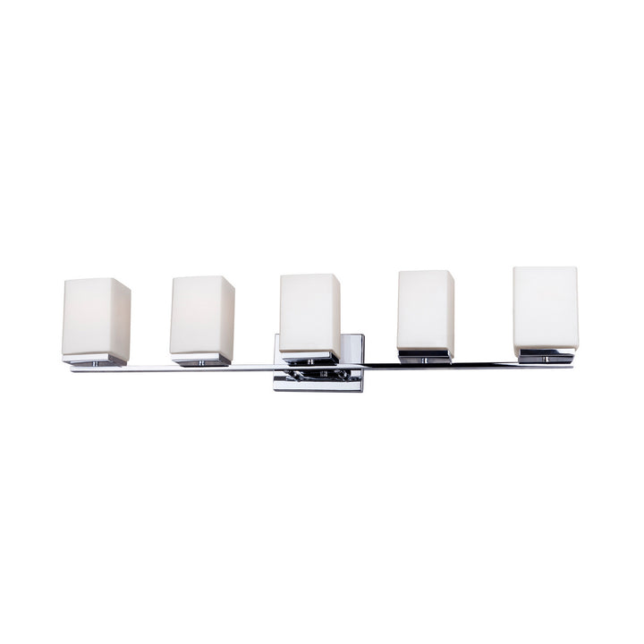 Forte Ella 5145-05-05 Bath Vanity Light 38 in. wide - Chrome