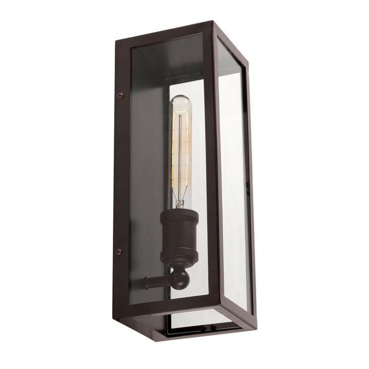 Forte Lighting 1155-01-32 Erin One Light Outdoor Lantern Outdoor Bronze / Dark