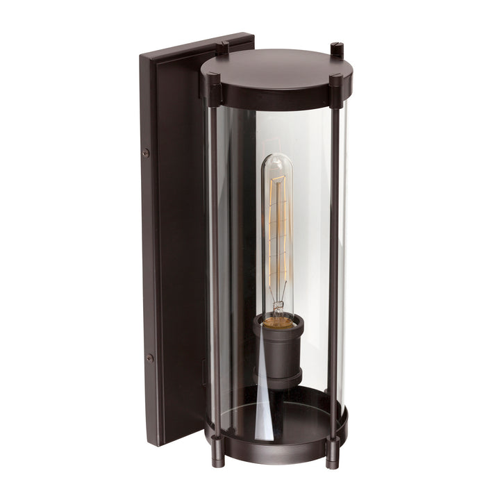 Forte Lighting 1156-01-32 Hudson One Light Outdoor Lantern Outdoor Bronze / Dark