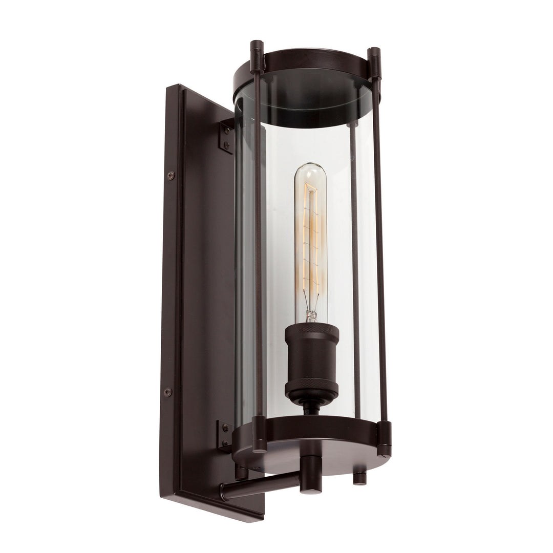 Forte Lighting 1156-01-32 Hudson One Light Outdoor Lantern Outdoor Bronze / Dark