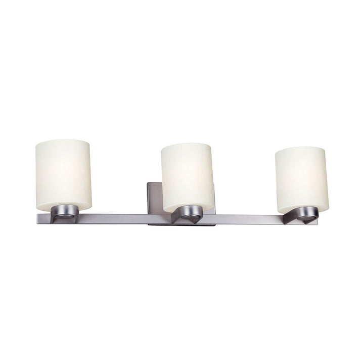 Forte Mona 5146-03-55 Bath Vanity Light 29 in. wide - Brushed Nickel