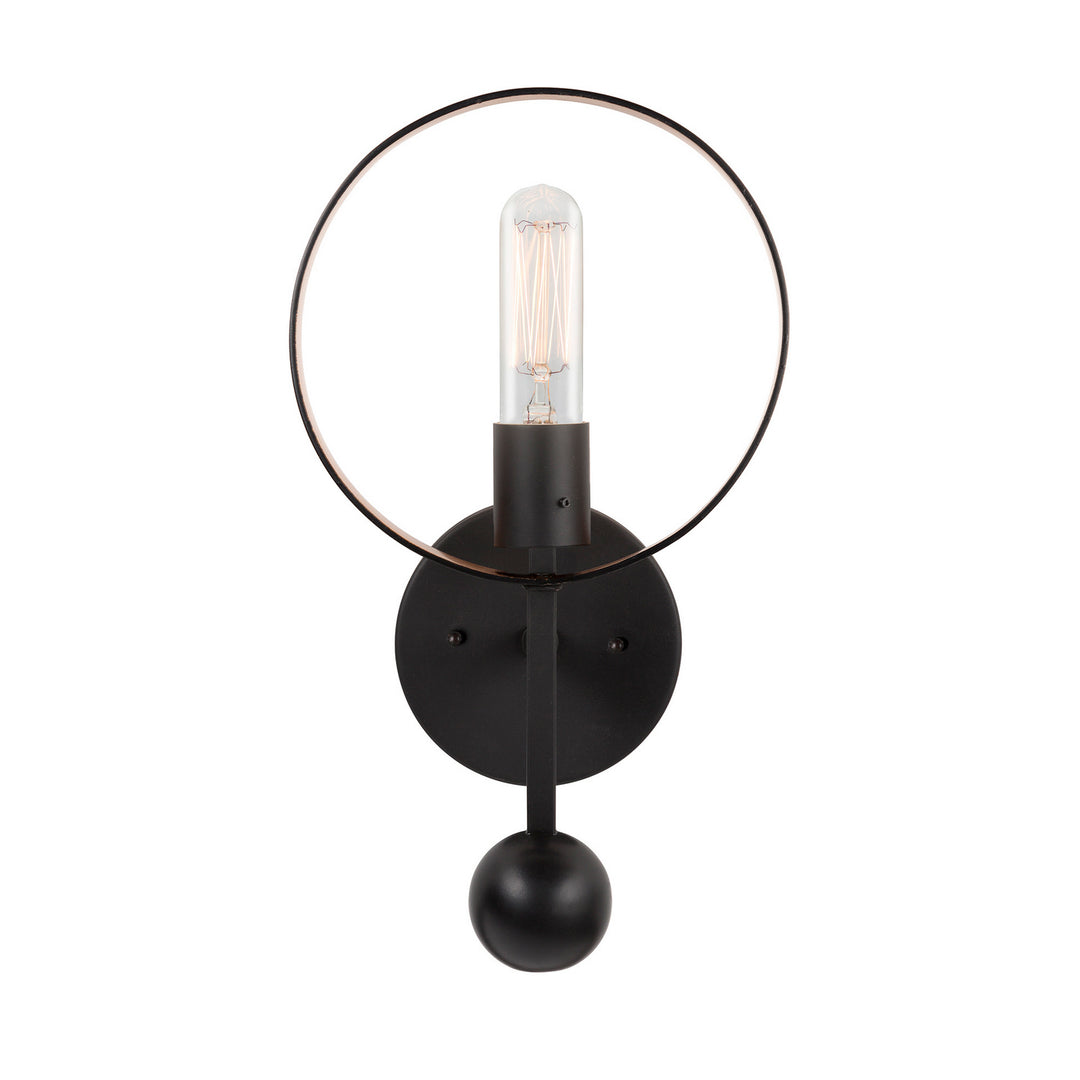 Forte Monocle 5620-01-42 Wall Light - Black and Gold