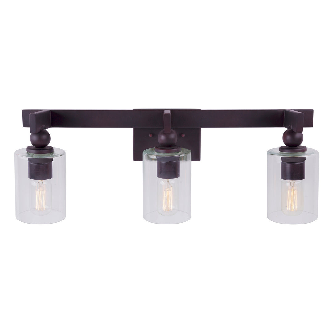 Forte Myo 5288-03-32 Bath Vanity Light 24 in. wide - Antique Bronze