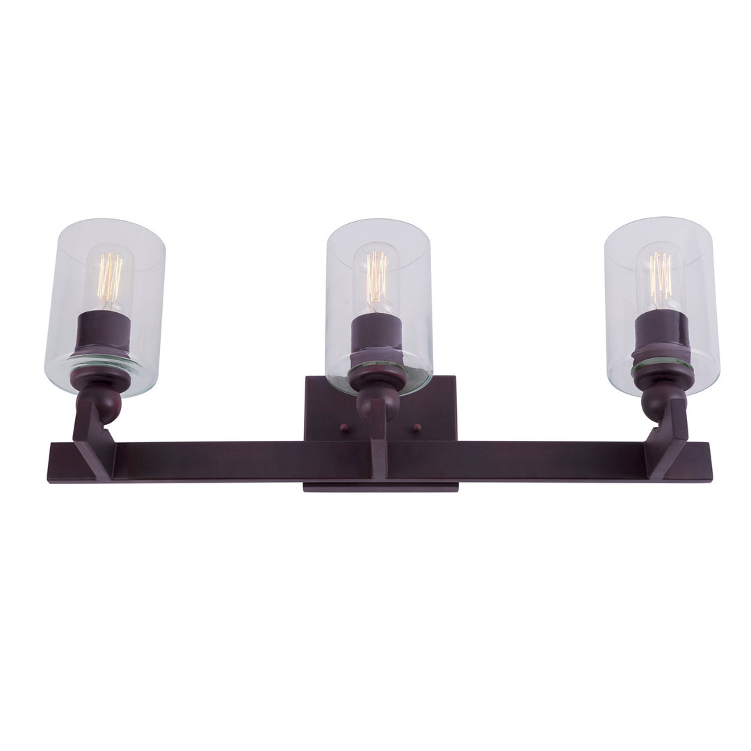 Forte Myo 5288-03-32 Bath Vanity Light 24 in. wide - Antique Bronze