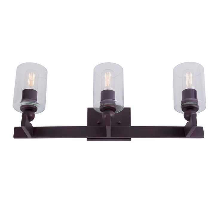 Forte Myo 5288-03-32 Bath Vanity Light 24 in. wide - Antique Bronze