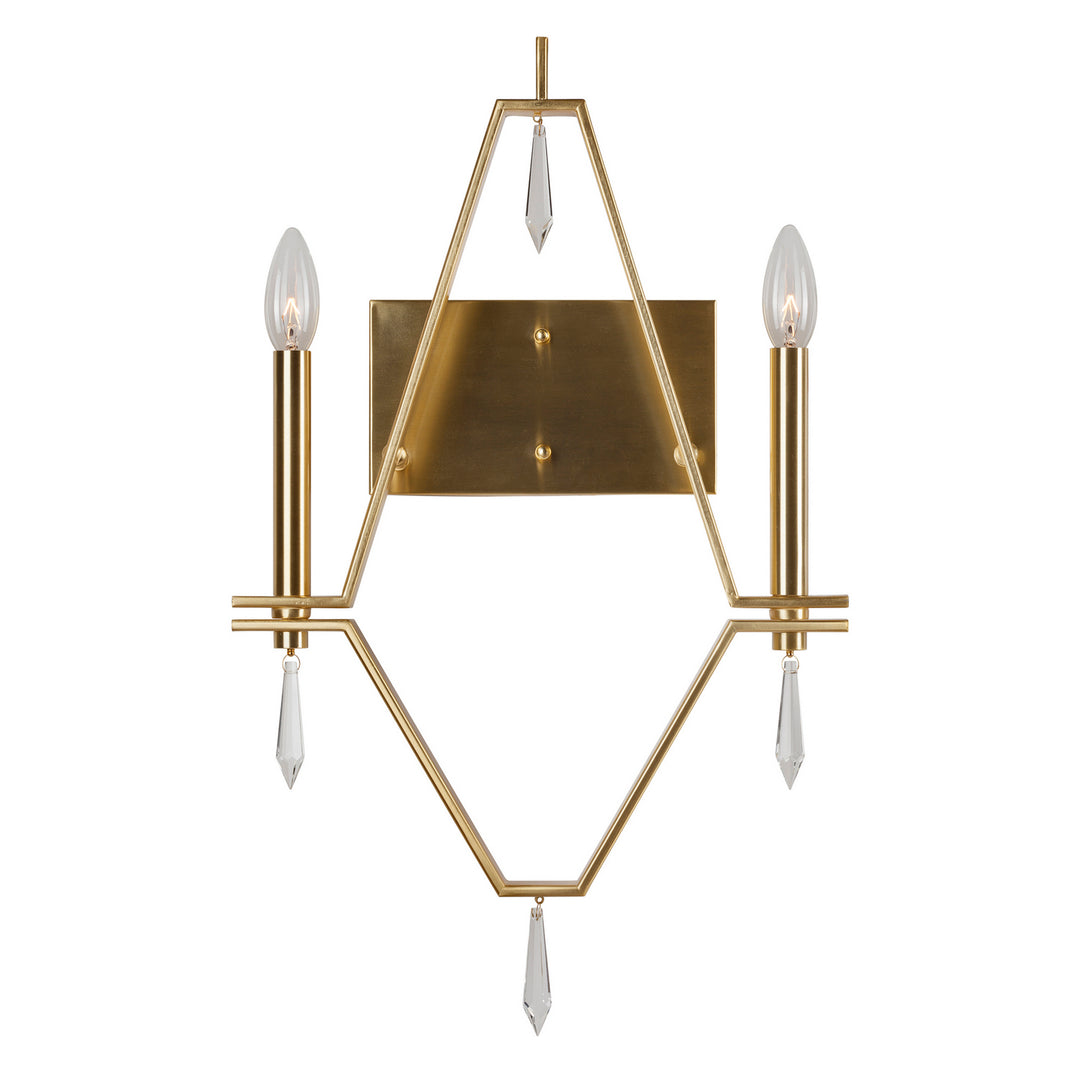 Forte Robin 5143-02-12 Wall Light - Soft Gold