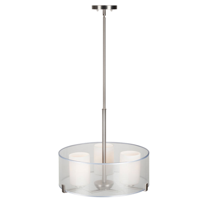 Forte Shaw 2731-03-55 Pendant Light - Brushed Nickel