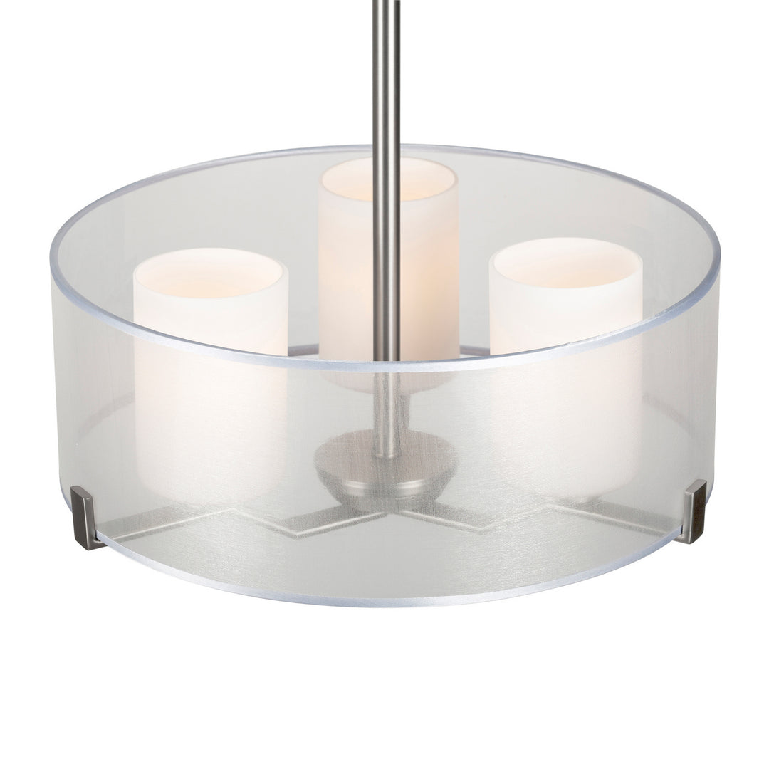 Forte Shaw 2731-03-55 Pendant Light - Brushed Nickel