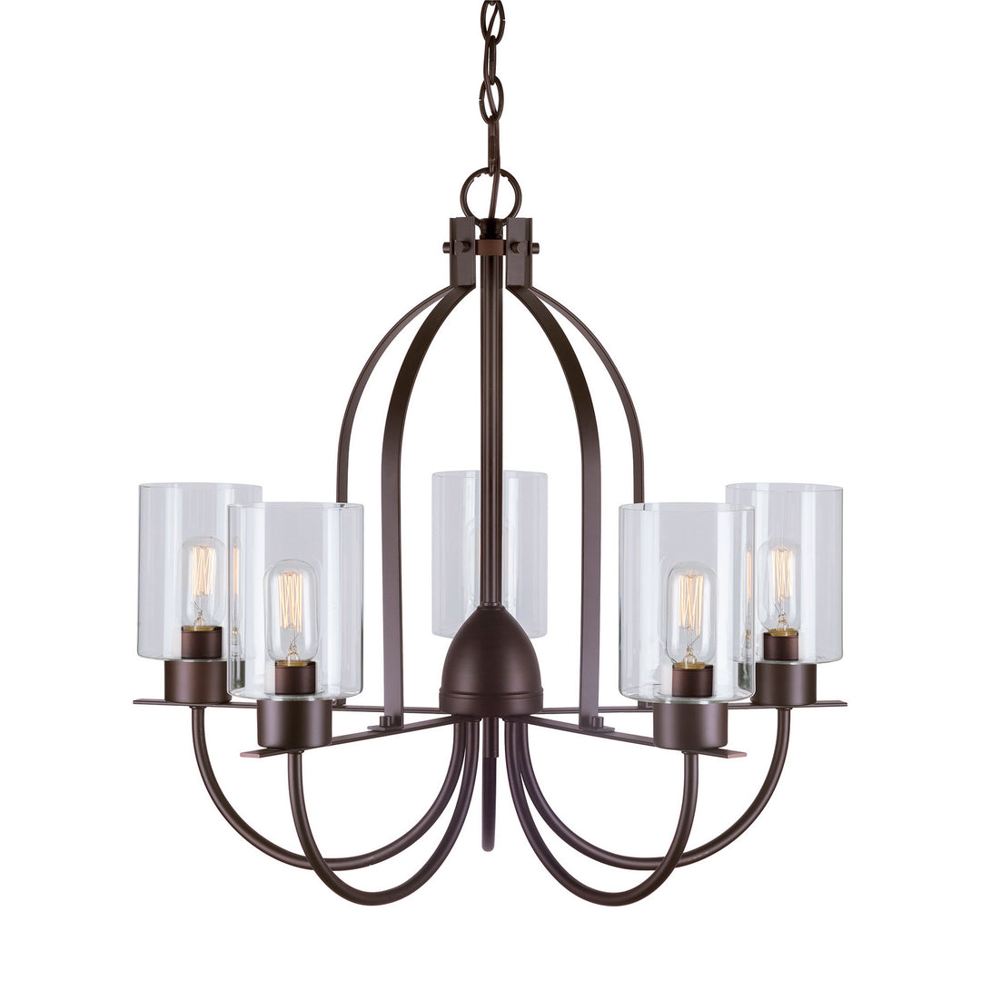 Forte Tama 2738-05-32 Chandelier Light - Antique Bronze