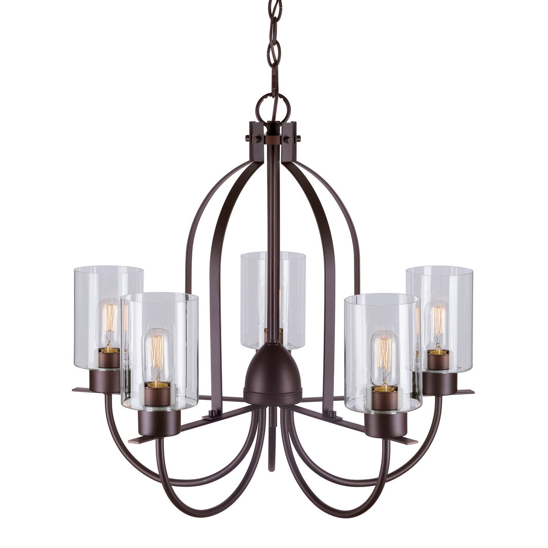 Forte Tama 2738-05-32 Chandelier Light - Antique Bronze